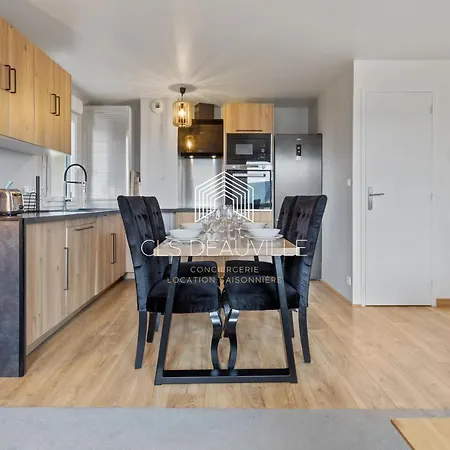 Apartment Le Touquais De Standing, Lits King Size Touques