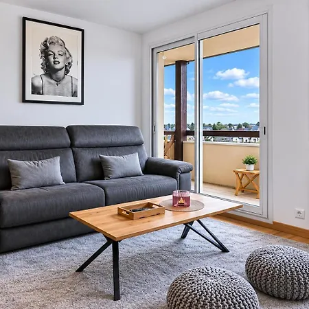 Apartamento Le Touquais De Standing, Lits King Size