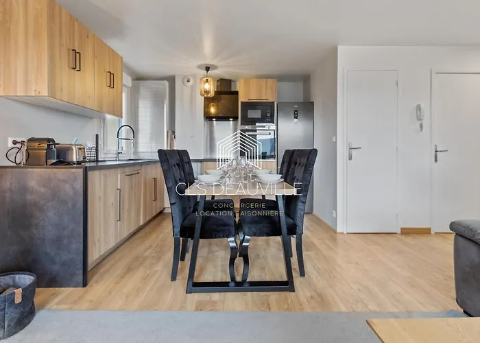 Apartment Le Touquais De Standing, Lits King Size Touques